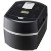 IRIS OHYAMA IH Rice Instant Heat Vacuum Extremely Single Grain 50 Brands of Measuring Calorie Counting Black Cooker, 5.5-cup Capacity, Kiln, Cooking,
