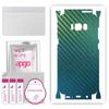 apgo Protective Skin Sticker for the Back+sides Compatible with Samsung Galaxy S8, Full Wrap Film, Foil, Vinyl - Pattern Carbon Chameleon CAKA1