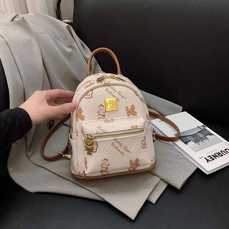 Мини рюкзак женский новый модный нишевый дизайн с принтом для выхода в свет, поездок на работу, путешествий, маленький рюкзак
