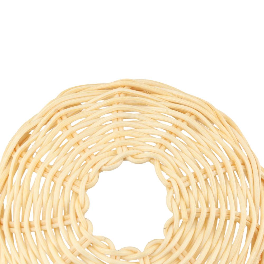 Retro Style Handwoven Rattan Lamp Shade Rustic Classic Hanging Light Cover Creative Exquisite Pendant Light Shade Bedroom