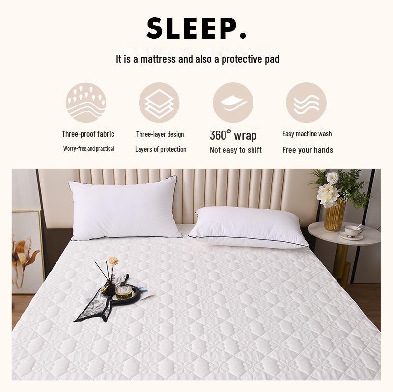 Защитный чехол для матраса Duo Xi Sanded: Моющийся чехол для односпальной кровати или спальни