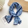 Decorative Simple Texture Silk Scarf Women'S New Style Spring And Autumn Summer Fashion Versatile Headscarf Work Scarf