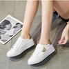 Women's Sports Shoes 2024 New Lace Up  Women's Casual Shoes Printed Summer Women's Pu Cute Flat Luxury Shoes