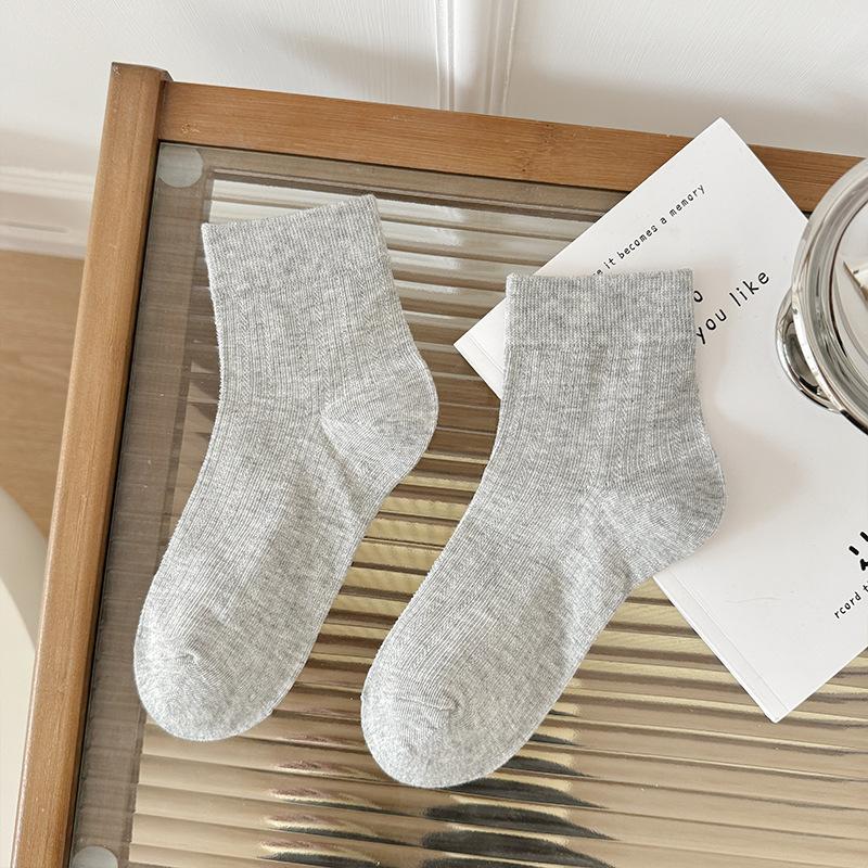 Женские летние тонкие новые хлопковые милые носки-гольфы в балетном стиле с ажурной сеткой, дышащие