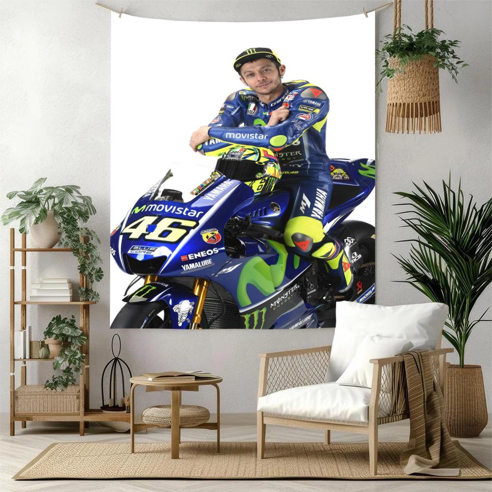 Doctor Valentino Rossi Tapestry Wall Hanging Customize Wall Tapestry Home Decor Room Decor Backdrop Wall Art Room Decor