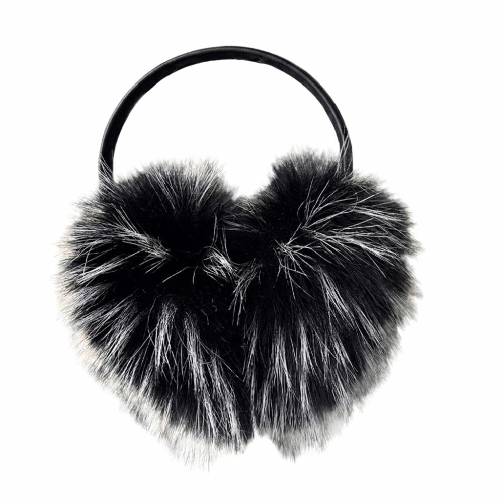 Solid Color Winter Earmuffs Ear Cap Ear Mask Cute Faux Fur Plush Earmuffs Men