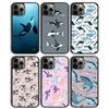 Чехол для телефона с изображением косаток Накладка на заднюю панель для iPhone 17 Air 16 15 14 Plus 11 Pro Max 13 Pro Max 12 Max Coque