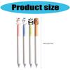 4Pcs Erasable Gel Pen Twist Action Gel Inks Pen 0.5mm Quick Dry Rotatable Gel Inks Pen for Writing Journaling Blue Inks
