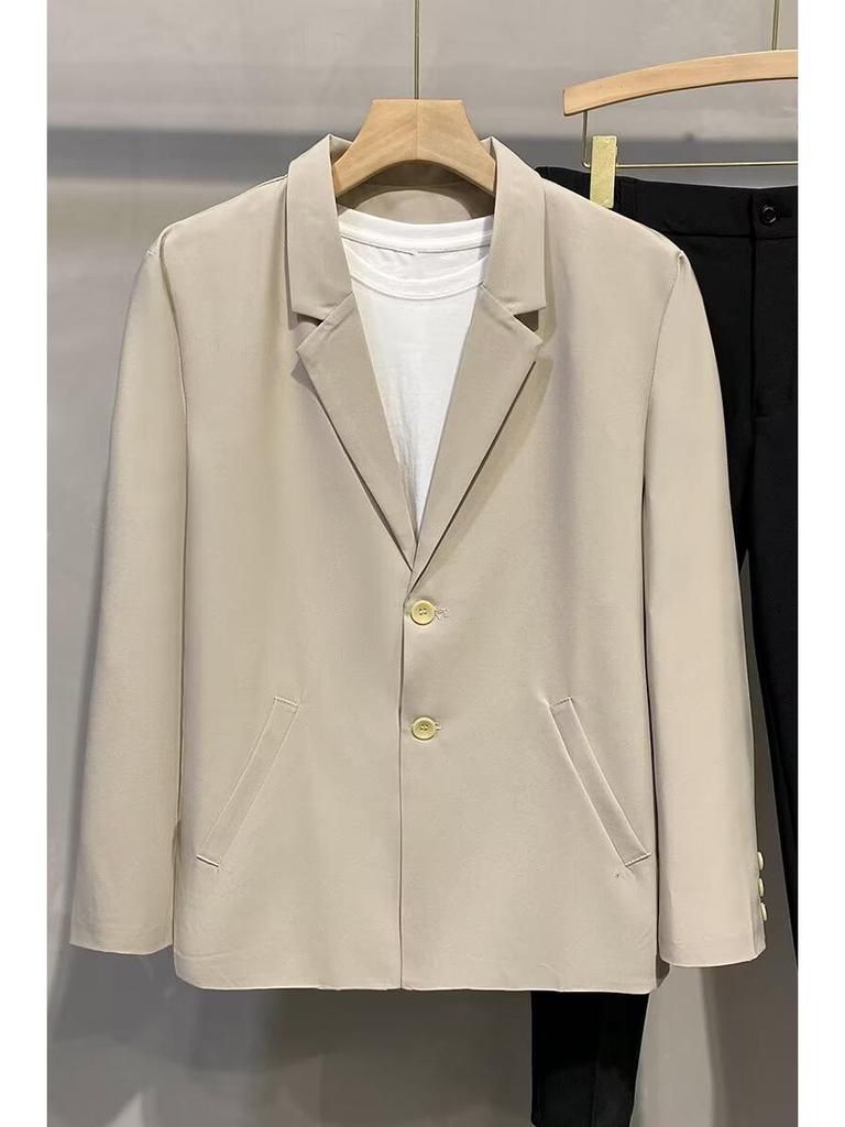 2024 Trendy Korean Men's Loose Suit Jacket: Stylish All-Match Spring/Autumn Top