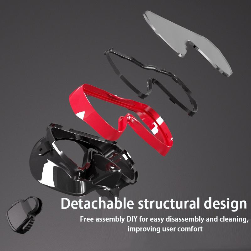 Новая большая оправа для дайвинга, маска для сноркелинга, HD закаленное стекло, водонепроницаемые очки для дайвинга, набор масок для дайвинга с сухой подводной охотой