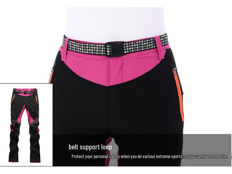 Women's Color-Block Quick-Dry Slim-Fit Mountaineering Pants