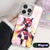 Date a Live Kotori Itsuka Silver Plating Magsafe Mobile Phone Case for iPhone 17 16 15 14 13 12 11 Air Pro Max Plus Cover