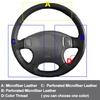 DIY Car Steering Wheel Cover For Honda CR-V Accord 6 Odyssey Prelude Civic 97-01