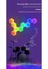 Умная RGB-подсветка для стен с управлением звуком, светодиодный квантовый декоративный светильник