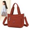 Women's Shoulder Bag Nylon Large Capacity Crossbody Bag Lightweight Multi-Pocket Mother Bag