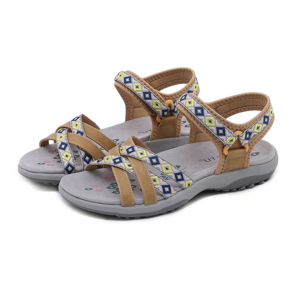 Легкие женские дорожные сандалии Женские походные сандалии Спортивные сандалии Ремешки с регулируемыми крючками Поддержка свода стопы Пляжные сандалии