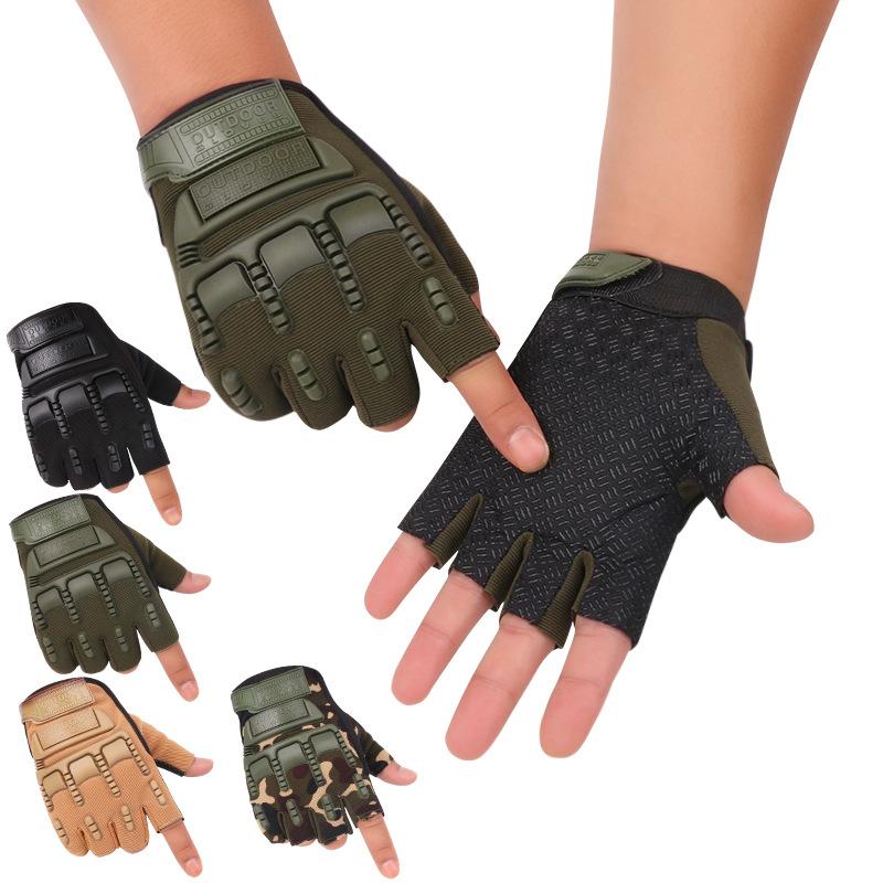Tactical Outdoor Half finger Gloves New Style Summer Men and Women Fighting Training Non Slip Wear Resistant Field Cycling Gloves