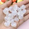 30pcs Acrylic Jelly Color Candy Peach Heart Acrylic Candy Loose Beads DIY Jewelry Accessories 17.5*17.5mm Jelly Color for Bracelet Earring Making