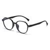 Fashionable Round Ultra Light Reading Glasses Women Anti Blue Light Purple Big Frame Presbyopia Glasses Men Eyewear +1.0 +1.5
