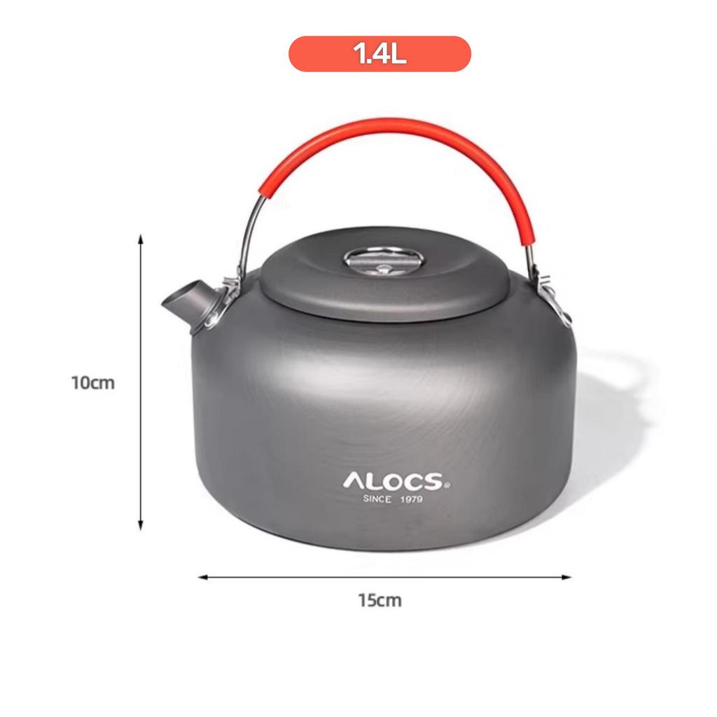 ALOCS Алюминиевая бутылка для воды для кемпинга, пешего туризма, путешествий