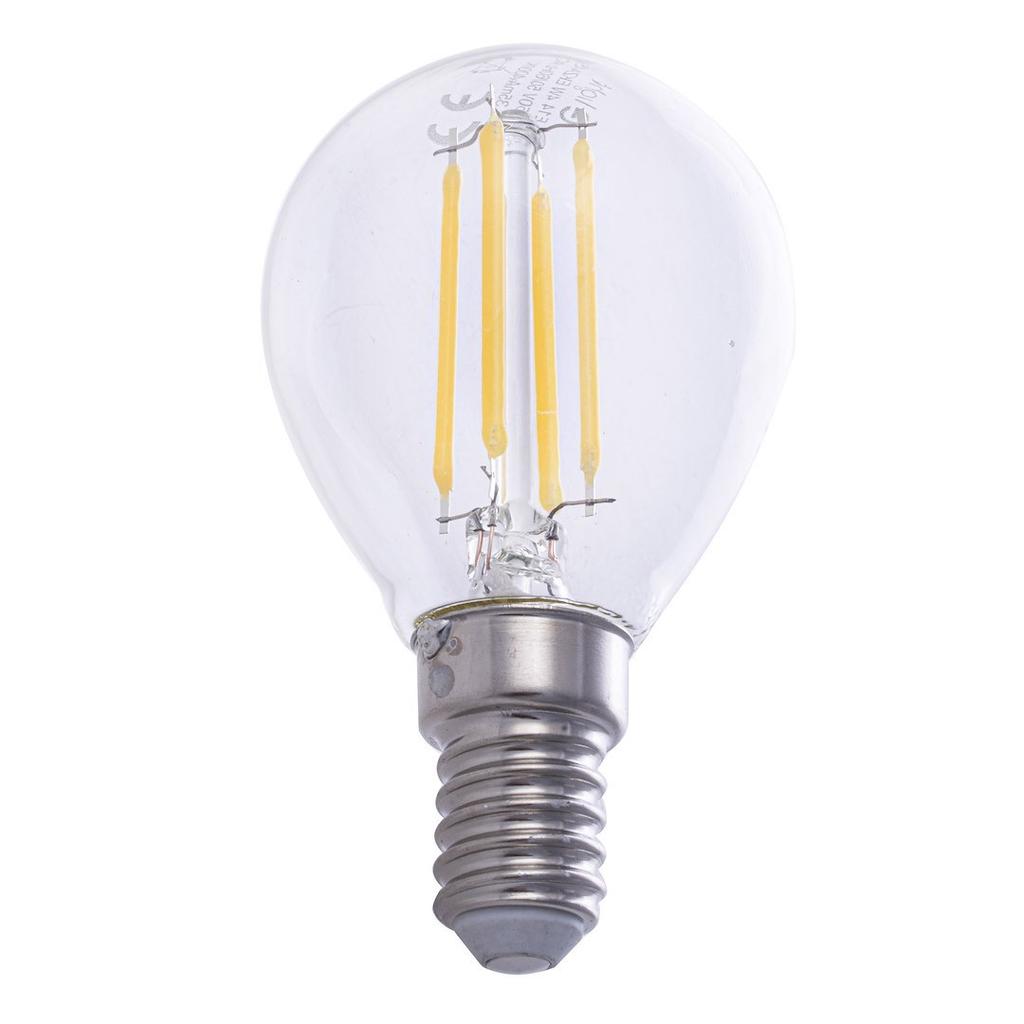 LED filament bulb E14 4W G45 neutral