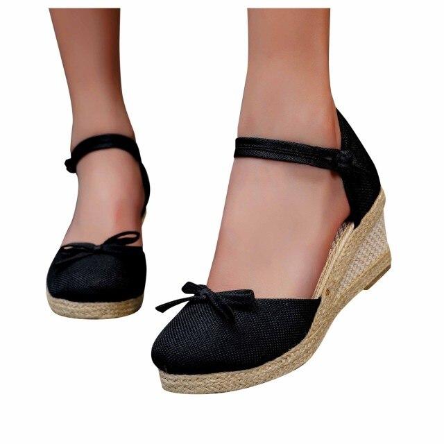 Женская обувь на высоком каблуке, женские Sandalias Zapatos Mujer, женская повседневная обувь, дышащие слипоны, уличные сандалии на танкетке для отдыха