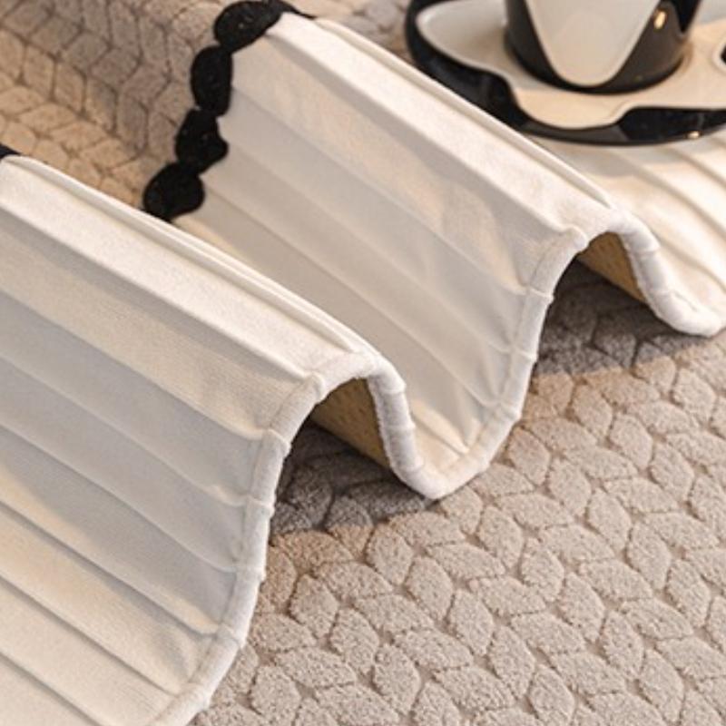 Cream Style Sofa Cover Splicing Jacquard Sofa Cover Thicken Living Room Couch Cushion Anti-slip Four Season Universal Sofa Towel