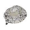 Men's sunscreen visor cap mesh breathable digital camouflage bucket hat outdoor foldable big eaves mountaineering fishing hat