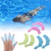 Swim Pool Paddles Finger Wear Frog Type Swimming Flippers Hand Finger Fin Hand Web Finger Webbed