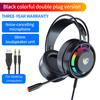 Игровая гарнитура с RGB-подсветкой, объемный стереозвук, наушники с мягкими амбушюрами, мощный эргономичный дизайн, удобные в ношении