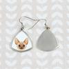 Devon Rex -Eleganckie Metalowe Kolczyki Na Prezent Marki Art-Dog