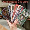 Высокопрозрачный чехол Для Magsafe Ударопрочный чехол для телефона Для Samsung S26 Ultra S25 Edge S24 FE S23 Plus S22 A17/26 A36/56 A55 Защитная задняя крышка