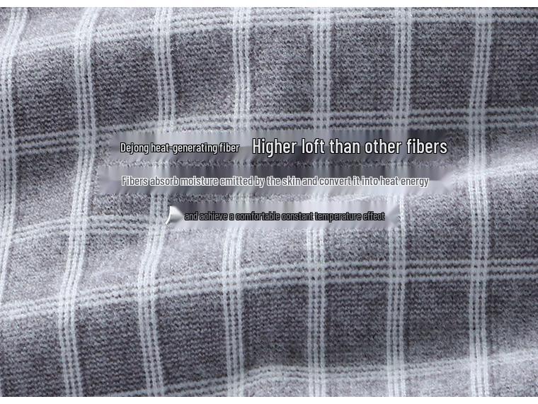 Детский клетчатый флисовый пижамный комплект - Домашняя одежда для мальчиков