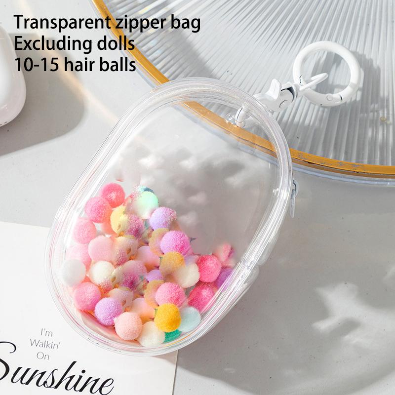 Органайзер для ювелирных изделий, прозрачная коробка для хранения, загадочная коробка, брелок для ключей, чехол для хранения, утолщенный кошелек, милая сумка для куклы, организация