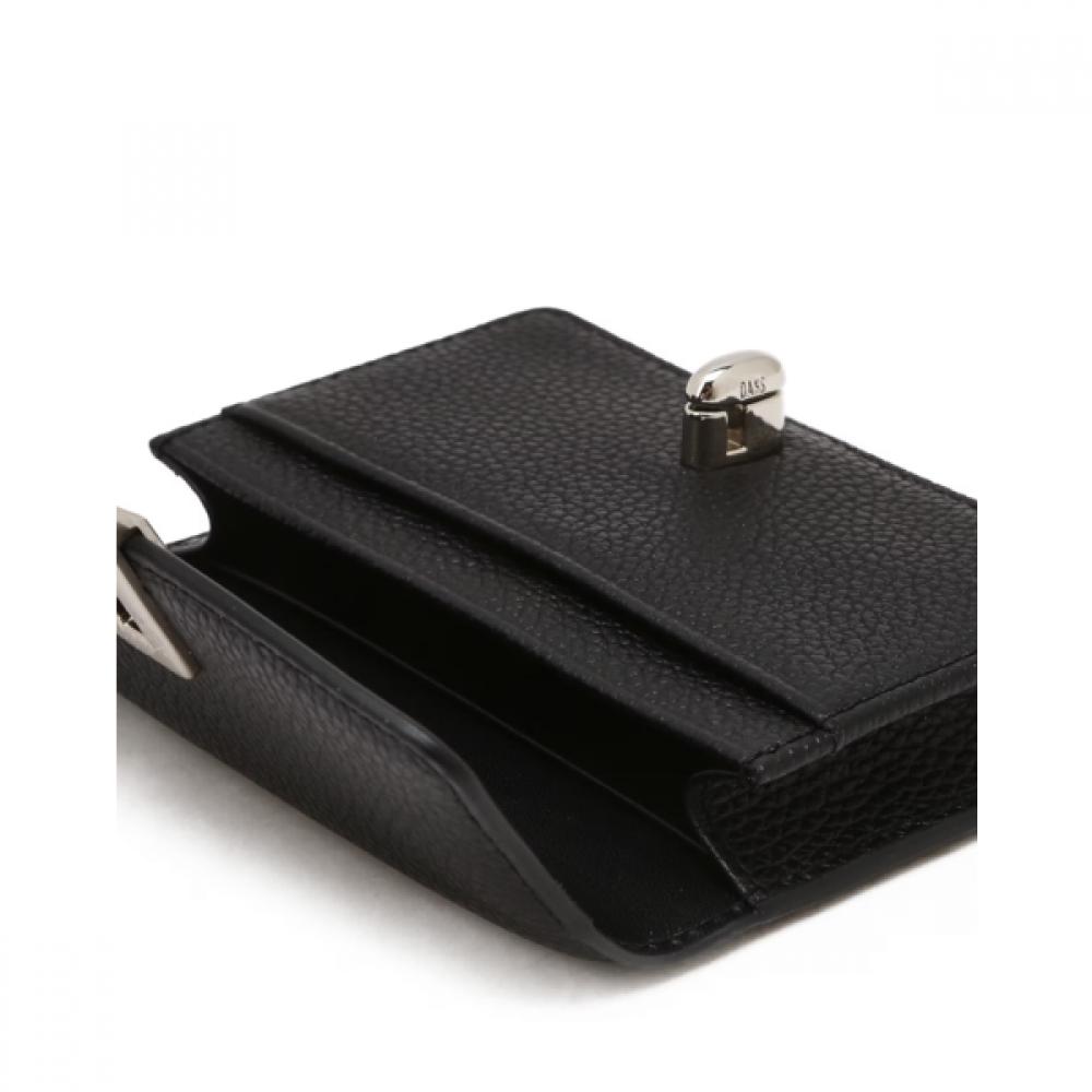 Daks Black Card Wallet Calfskin Dcwa6f525bk