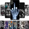 Чехол для Samsung Galaxy A05 F05 M05 A 05 Черный силиконовый ТПУ Мягкий задний чехол для телефона Samsung Galaxy A06 M06 F06