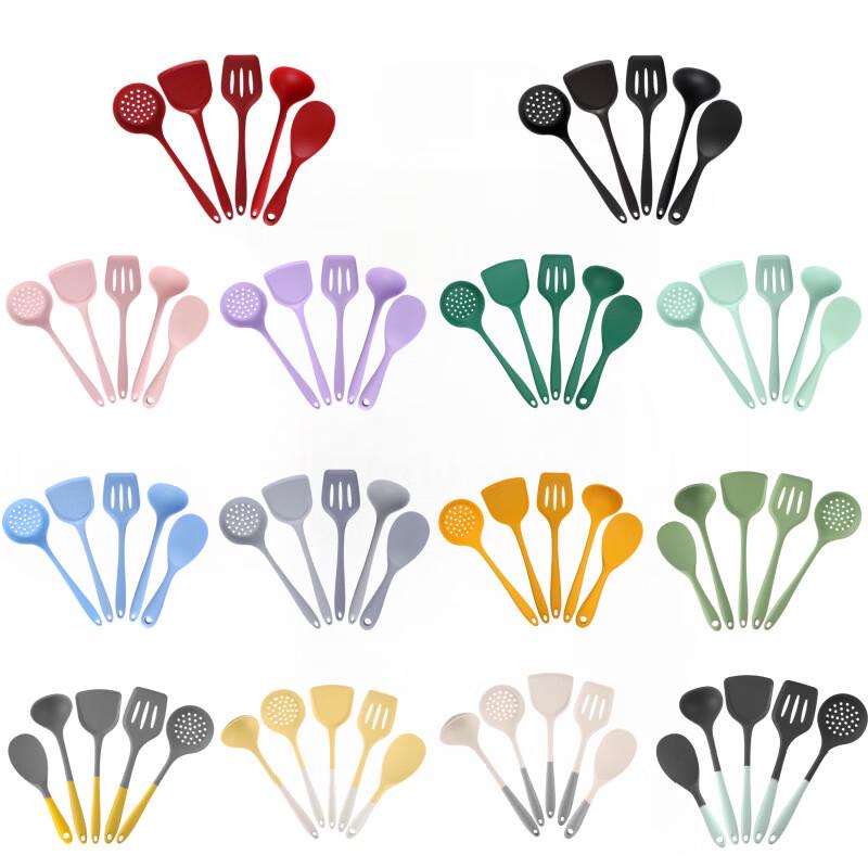 ZISIZ Silicone Kitchen Utensil Set