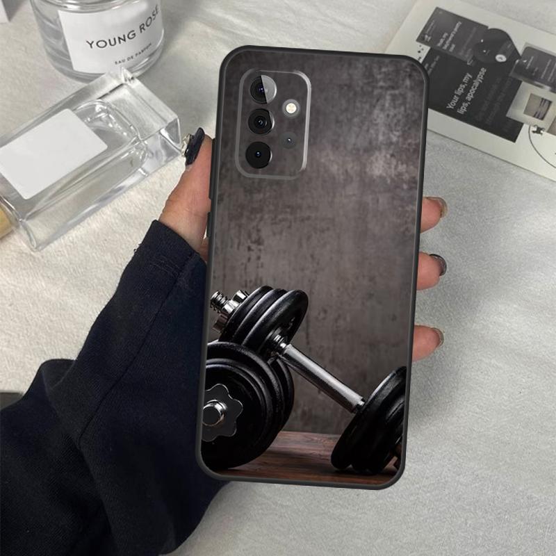 Чехол для телефона для бодибилдинга, тренажерного зала, фитнеса для Samsung Galaxy A34 A54 A14 A13 A23 A33 A53 A73 A52 A42 A32 A22 A12 A51 A71