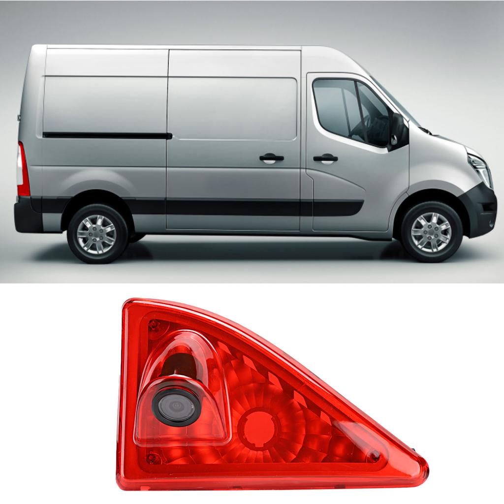 12V IP68 HD Monitor Rear View Reversing Brake Light Camera Fit for Master 10‑16