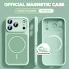 New Official Liquid Silicone For Magsafe Magnetic Phone Case For iPhone 17 Pro Max  Air 14 15 16 Plus 13 ShockProof Soft Cover