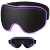 3D Weighted Sleep Eye Mask Ergonomic Light Blocking Blindfold Adjustable Strap Comfortable Eyemask for Insomnia Travel