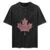 Red Maple Leaf Tshirt Thanksgiving Day Tee Top