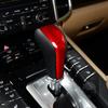 Real Dry Carbon Fiber Car Accessories Gear Shift Knob Decorative Trim For Porsche Cayenne 958 2011 2012 2013 2014 2015 2016 2017