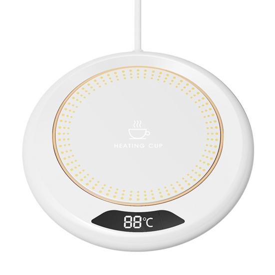 Подогреватель для кружек, электрическая подставка для кофейной чашки с подогревом и 3-температурными настройками, водонепроницаемая USB-подключаемая грелка для чашки с водой, подключаемая к сети