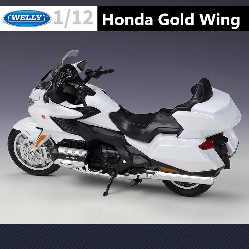 Welly 1/12 HONDA 2020 Gold Wing Сплавная Модель Мотоцикла Литой Металлический Игрушечный Туристический Уличный Мотоцикл Модель Коллекция Детский Подарок