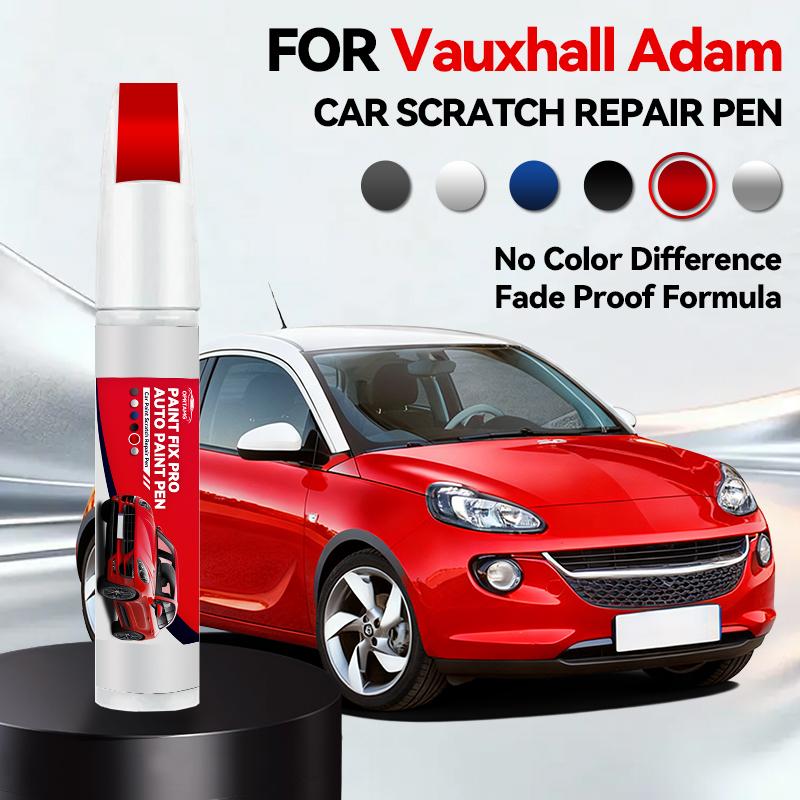 Для 2012-2019 Vauxhall Adam Ремонтная ручка для краски Подкрашивание Удаление царапин Сделай сам Автоаксессуары Черный Белый Зеленый Серый Красный Желтый