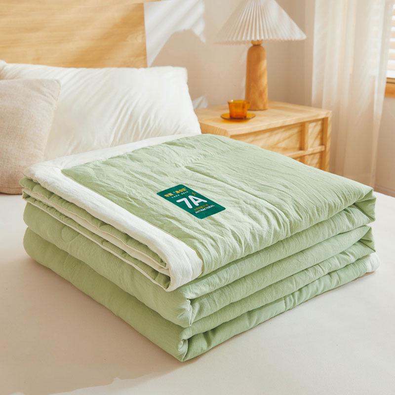 7A Antibacterial Summer Air Conditioner Quilt - Washable Cooling Cotton Quilt for Dorms and Students