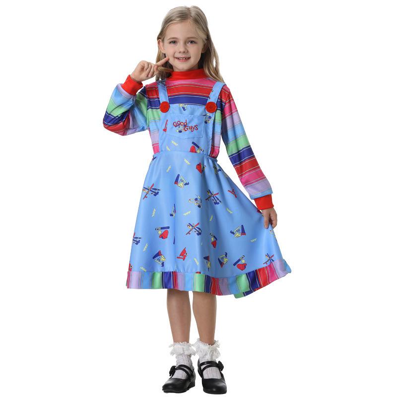 Chucky Series Halloween Ghost Doll Costume for Kids