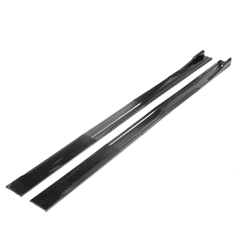 Hot Sale Car Side Skirt Adjustable Bumper Carbon Fiber Modifiedextension Rocker Plate Lip For Kia For Ford For Mazda For BMW