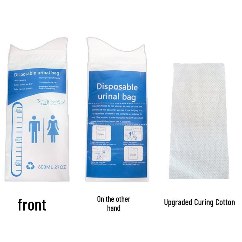 Портативный твердеющий пакет для мочи - 700 мл Аварийное решение для автомобильного туалета